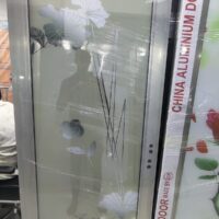 China Double Tempered Aluminium Glass door – 10010
