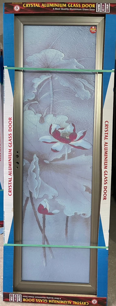 China Double Tempered Aluminium Glass door - 10094