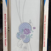 China Double Tempered Aluminium Glass door – 100105
