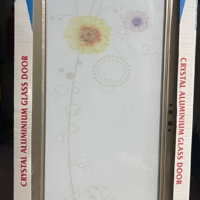 China Double Tempered Aluminium Glass door – 100108