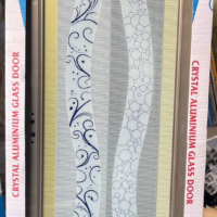 China Double Tempered Aluminium Glass door – 100109