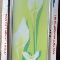 China Double Tempered Aluminium Glass door – 100111