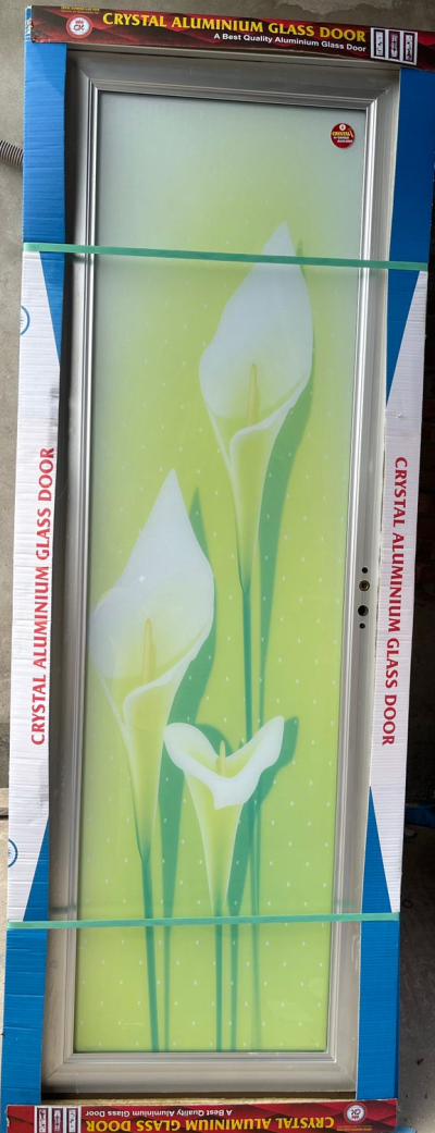 China Double Tempered Aluminium Glass door - 100111