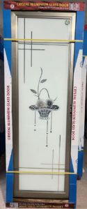 China Double Tempered Aluminium Glass door