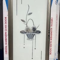 China Double Tempered Aluminium Glass door – 100112