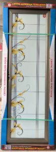 China Double Tempered Aluminium Glass doors