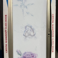 China Double Tempered Aluminium Glass door – 100118