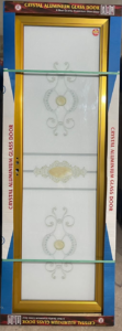 China Double Tempered Aluminium Glass door