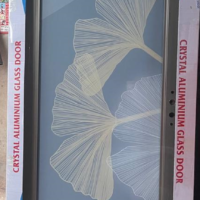 China Double Tempered Aluminium Glass door – 10096