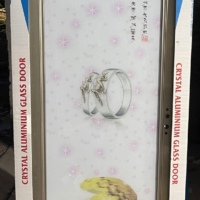 China Double Tempered Aluminium Glass door – 10097