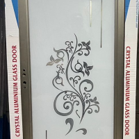 China Double Tempered Aluminium Glass door – 10098