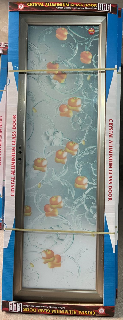 China Double Tempered Aluminium Glass door - 10099