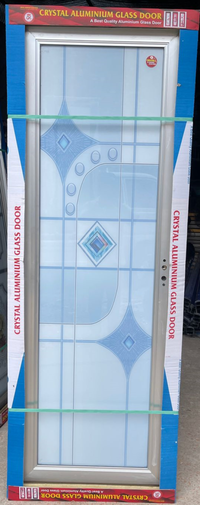 China Double Tempered Aluminium Glass door - 100100