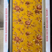 China Double Tempered Aluminium Glass door – 100101