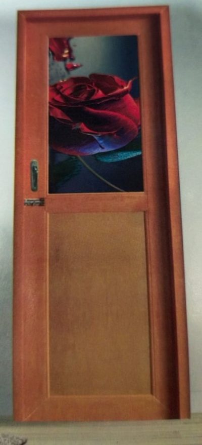 PVC Half Glass Door