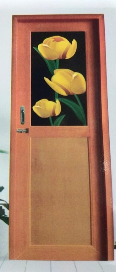 PVC Half Glass Door