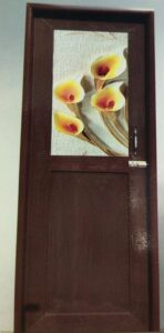 PVC Half Glass Door 