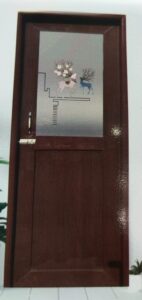 PVC Half Glass Door