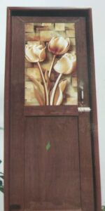 PVC Half Glass Door