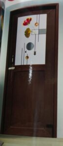 PVC Half Glass Door