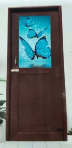 PVC Half Glass Door