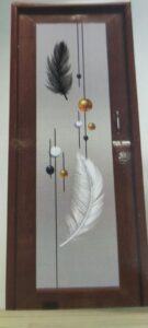 PVC Full Glass Door