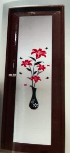 PVC Full Glass Door