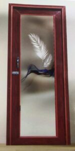PVC Full Glass Door