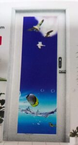 PVC Full Glass Door