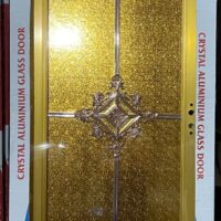 China High Tempered Aluminium Glass door Zara-1019