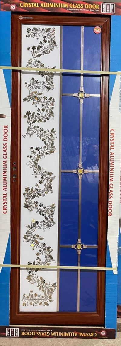 China High Tempered Aluminium Glass door