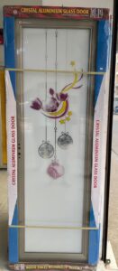 China Double Tempered Aluminium Glass door