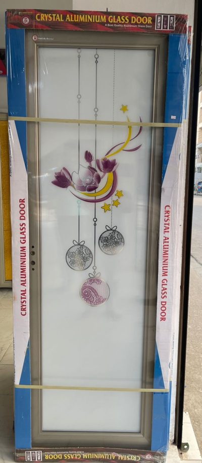 China Double Tempered Aluminium Glass door