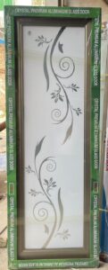 China Double Tempered Aluminium Glass door