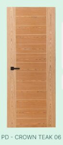 Akiz Flush Door Crown Teak 06
