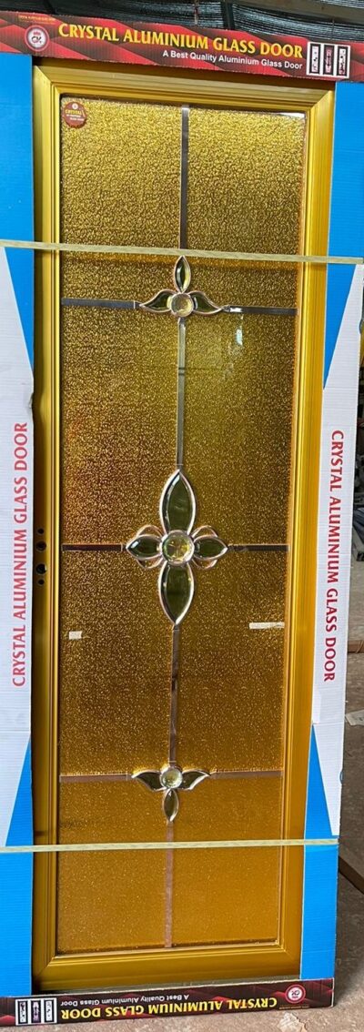 China High Tempered Aluminium Glass door