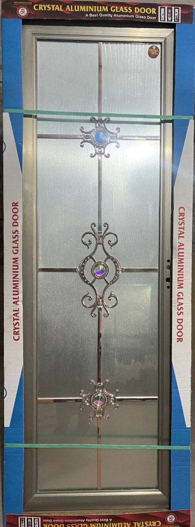 China High Tempered Aluminium Glass door Zara