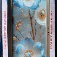 China Double Tempered Aluminium Glass door -100129