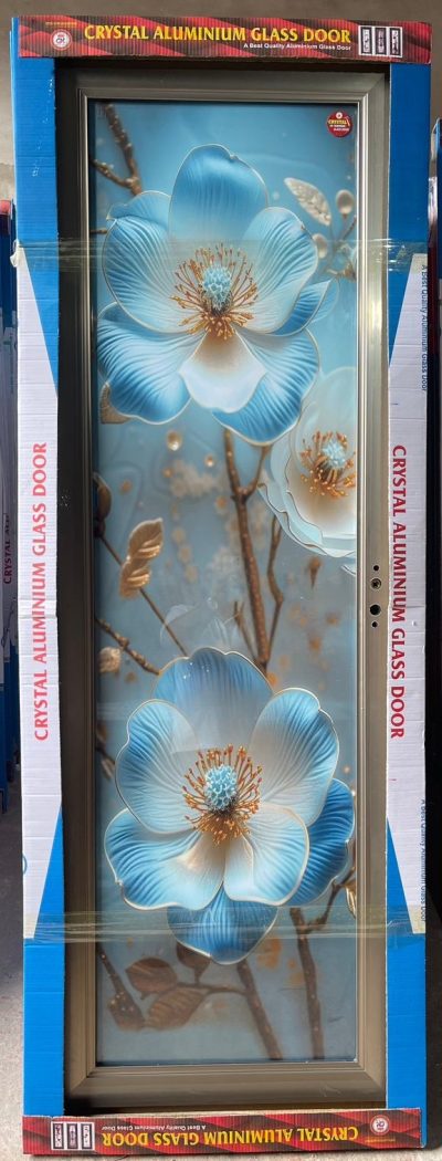 China Double Tempered Aluminium Glass door