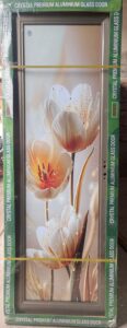 China Double Tempered Aluminium Glass door