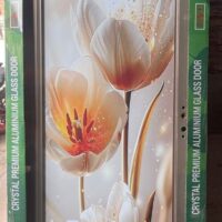 China Double Tempered Aluminium Glass door – 100121