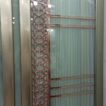 China High Tempered Aluminium Glass door Zara