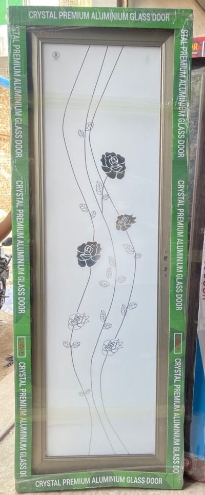 China Double Tempered Aluminium Glass door