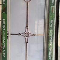 China High Tempered Aluminium Glass door Zara-1021