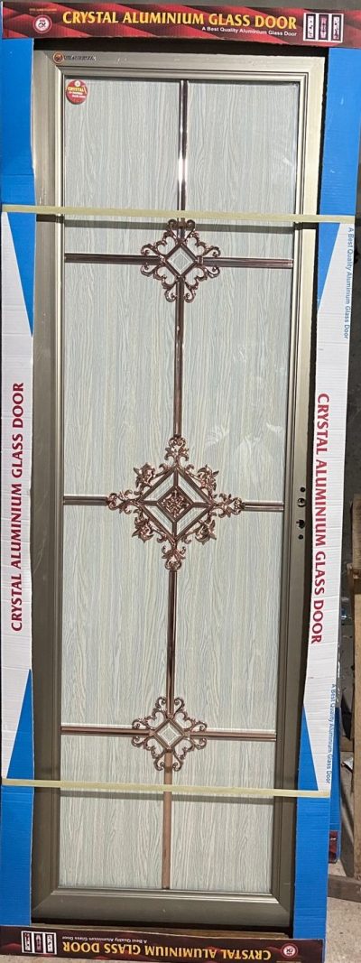 China High Tempered Aluminium Glass door
