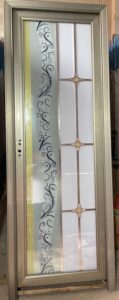 China High Tempered Aluminium Glass door
