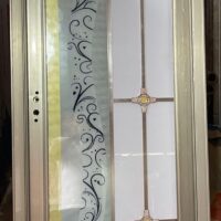 China High Tempered Aluminium Glass door Zara-1016