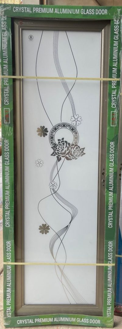 China Double Tempered Aluminium Glass door