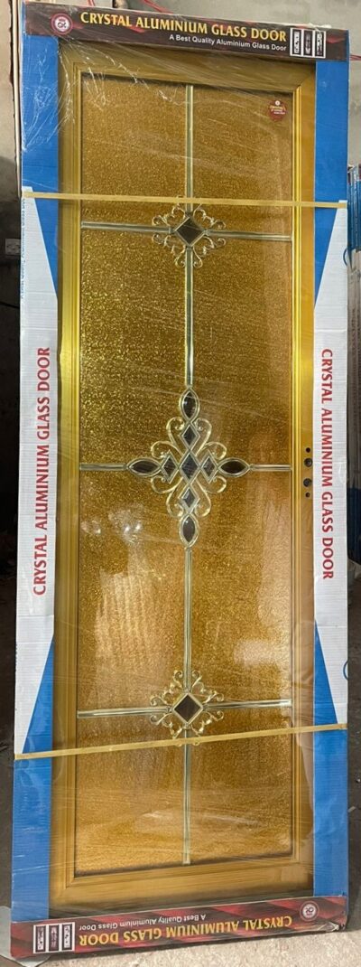 China High Tempered Aluminium Glass door