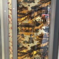China Double Tempered Aluminium Glass door -100124
